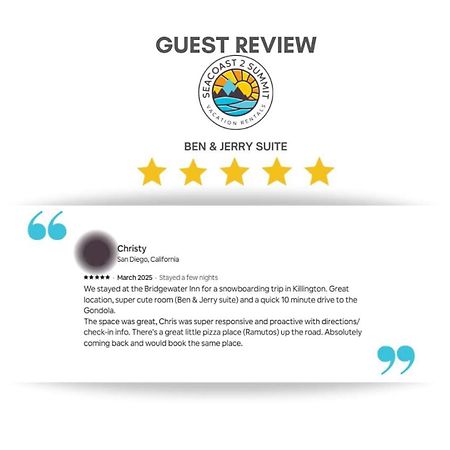 Minutes To Woodstock Hiking Ben & Jerry Suite Bridgewater Exterior photo